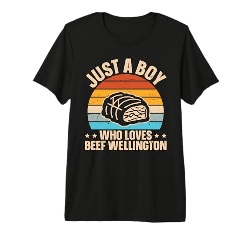 Just A Boy Who Loves Beef Wellington - Beef Wellington Fan Premium Tri-Blend T-Shirt