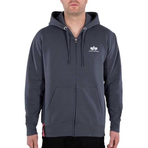 Alpha Industries Basic Zip Sl Hoodie sweatshirt à capuche homme aux finitions premium