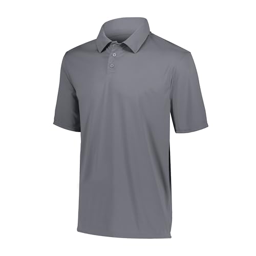 Augusta Sportswear Men's Standard Vital Polo, Graphite, X-Large