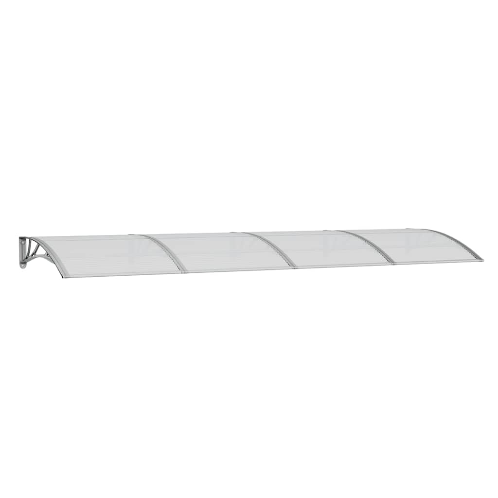 vidaXL Türvordach Grau 350 x 100 cm Polycarbonat