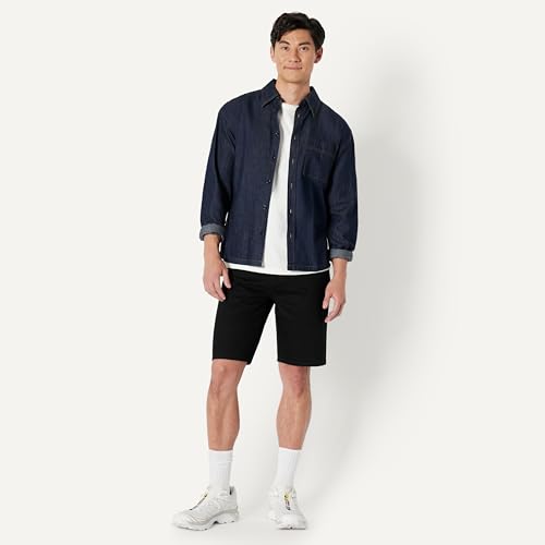 Image of Amazon Essentials Men's Rigid Relaxed-Fit Jean Shorts