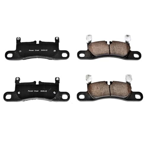Image of PowerStop Rear Brake Pads for Porsche Cayenne 2011-18 | Volkswagen Touareg 2011-17 - Z17 Ceramic Brake Pads with Installation Hardware, 17-1453