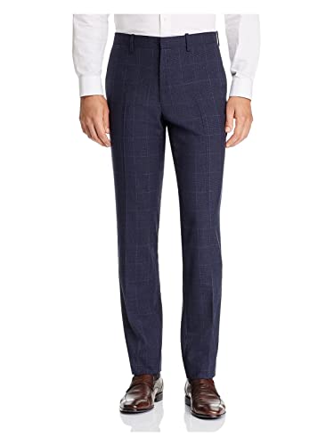 Theory メンズ Mayer Kardova チェックパンツ US サイズ: 32 カラー: ブルーのサムネイル