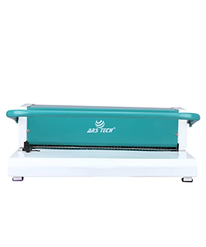Image of SM TECH Size-Full Scape (F /S) 40 Round Holes Spiral Binding Machine.Spiral Note Book Binding Ring Binding Machine Punching Capacity 15 Sheets.