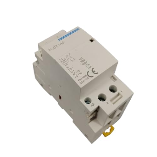 Contactor modular TOCT1 2P para automatizar iluminación y cargas de 40A