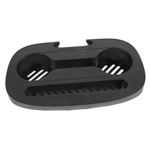 Beatifufu Portavasos para Silla de Playa Bandeja Portátil Estable Soporte para Bebidas y Snacks Accesorio Clip para Camping y Descanso