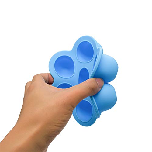 Molde Da Bandeja De Gelo Para Sorvete De Silicone Infantil Com 7 Furos Para Caixa De Suplemento Alim