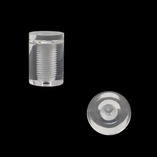 Image of Antrader Clear Standoffs,Standoff Screws,25 x 30mm,8Pcs | Acrylic Sign Standoff Screws for Hanging Acrylic Picture Frame