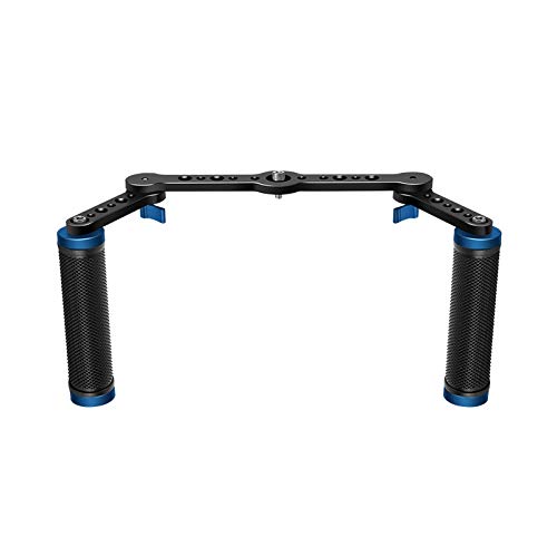 Stabilisateur de caméra à double poignée pour éliminer les tremblements en prise multi-angle