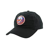 New York Islanders NHL Officially Licensed Adjustable Hat Scholarship Icon Black