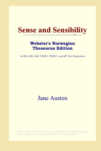 Sense and Sensibility (Webster's Norwegian Thesaurus Edition)
