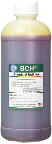 BCH Ink Refill for Canon Yellow (500 ml) Ink for Canon Inkjet Printers, Vibrant Prints, Cost-Effective Solution