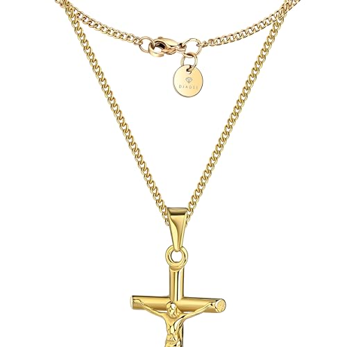 Pendentif en forme de croix DJADEE avec chaîne cadeau idéal - 2