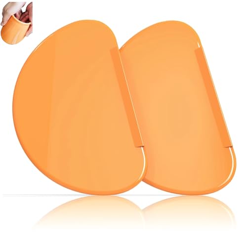 Rascador flexible para cuencos – 2 piezas | Rascador de masa | Curvo para masa de repostería |...
