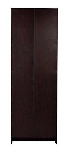 Image of DeckUp Meritus-S 4-Shelf Engineered Wood Book Shelf and Display Unit (Dark Wenge, Matte Finish)