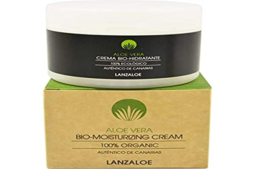 Crème Lanzaloe Bio-hydratant à l'Aloe Vera organic de 200ml pour le corps