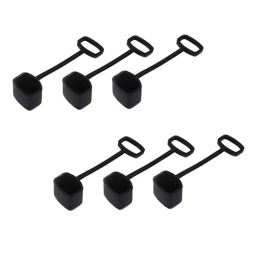 Alasum Covers Set 6pcs Silicone Supple Weatherproof Easy to Clean for Lovers Musicians
