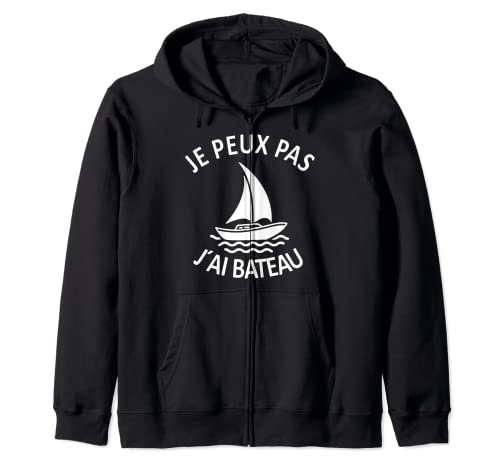 Barco Marino Humour Je Peux Pas J'Ai Barteau regalo Sudadera con Capucha