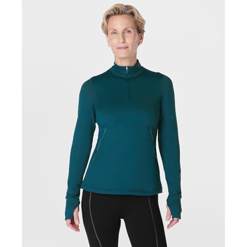 Sweaty Betty Women's Therma Boost Fleece Running Workout Half Zip2