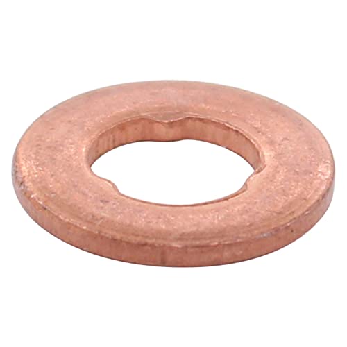 Iniettore a vite cilindrica in rame, anelli di