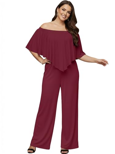 Image of KOH KOH Womens Long Pant Strapless Off Shoulder Pockets One Piece Jumpsuit