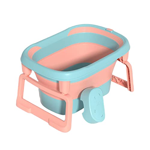 ベビーバス キッズ 湯船 バスタブ 折り畳み 浴槽 お風呂浴槽 子供用浴槽 洗い桶 大容量 洗濯 ベビー用 赤ちゃん用 猫 犬 お風呂 水遊び 衣類・靴つけ洗い