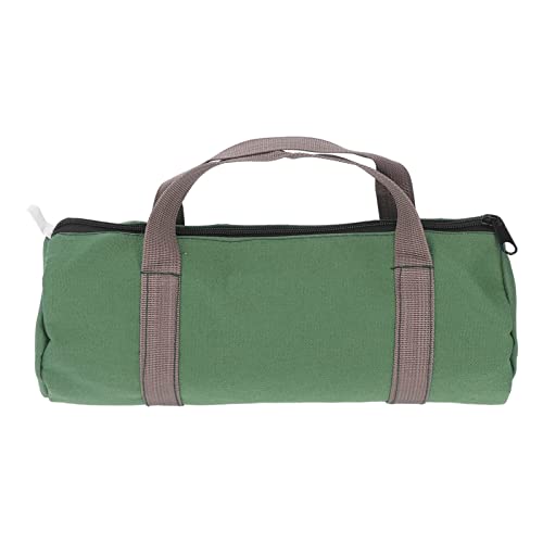 Organizador de equipos portátil para técnicos y carpinteros - Bolsa de herramientas de lona con boca ancha y material impermeable - Bolso de gran capacidad para almacenamiento de (Grande)