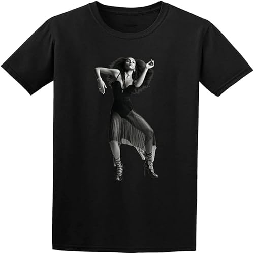 Photo de YAQINUO M3Ll155X (EP) FKA Twigs T Shirt Graphic Top Printed Shirt for Mens Black L