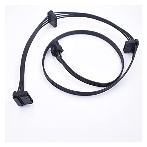 YANGQI yaoqijie 10pcs / Lot. Periphere & Sata 6pin Bis 3. IDE Molex 4. Stift Port-Stromversorgungskabel kompatibel mit Corsair HX750I / HX1000I / HX1200I Modular etc Lasting (Cable Length : 0.8m)