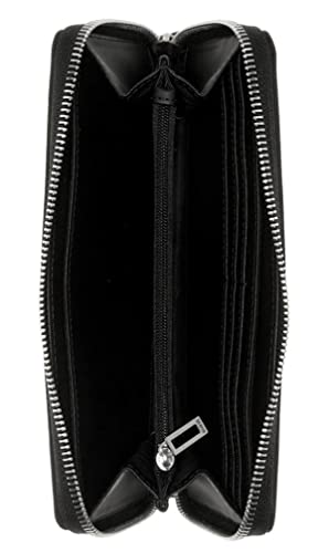 GUESS Women's Broderick Logo Embossed Floral Print Zip-Around Wallet3