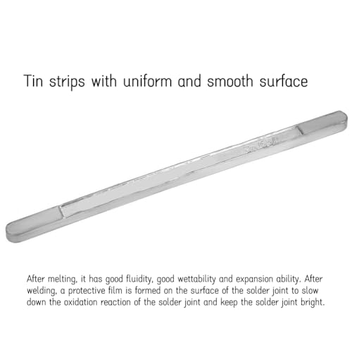 300–400 g Zinn-Metallstab, 63 A hochreiner Sn-Stab, antioxidativer Stannum-Schweißbarren 183 ℃ zum Löten elektronischer Schweißnähte, Herstellung von Utensilien und Kunsthandwerk