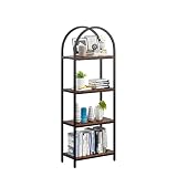 SZJHXIN Storage Rack with Shelf,4 Tier Industrial Style Storage Shelves, Standing Shelf Units for Ki