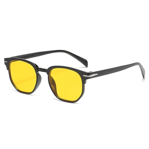 Lunettes de soleil ovales irrégulières LVTFCO pour hommes et femmes avec verres UV400