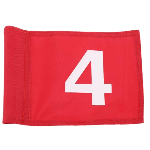SUPVOX Golfing Training Numbered Golfing Flag Portable Training Flag Course Supply