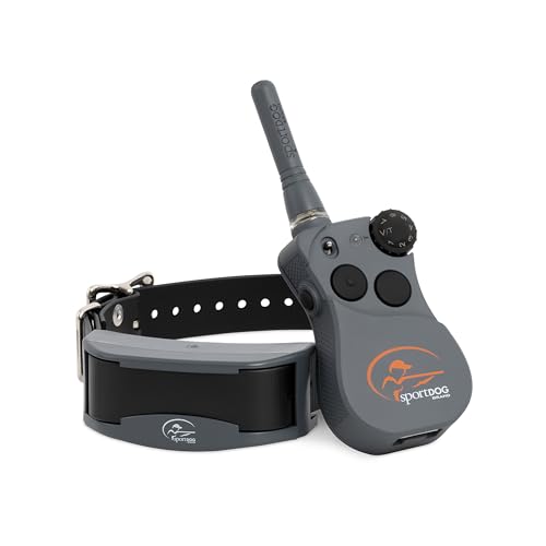 SportDOG FieldSentinel 1825 Remote Trainer with Bodyguard Health Alerts - Reliable Off-Leash Control - Adjustable Training Collar - Quick Charge Collar - 1-Mile Range - Black