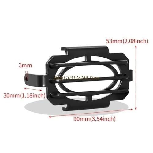 Cache calandre phare et protecteur antibrouillard pour moto 368G