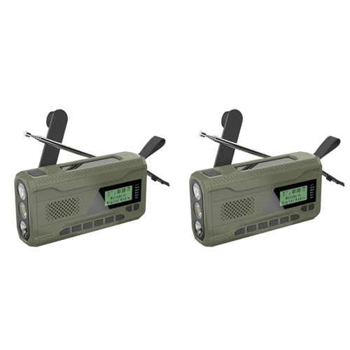 Radio d'urgence contre les pannes de courant avec batterie 4500Mah et lampe torche intégrée