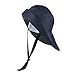 Produktbild tomBrook Südwester Regenhut Unisex - wasserdichte Regenmütze mit verstellbaren Kinnriemen und Innenfutter in Marineblau Größe XL