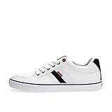 LEVIS FOOTWEAR AND ACCESORIAS Turner, zapatos de hombre, blanco, 43