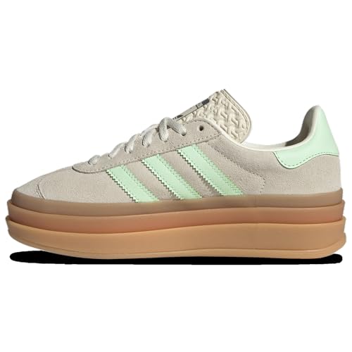 Adidas Originals Gazelle Bold - Girls' Grade School (JQ7410, Green/Tan)2