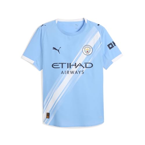PUMA Mens Manchester City F.C. Crew Neck Short Sleeve Home Jersey Authentic Casual - Blue - Size XXL - image 3
