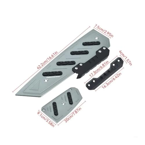 Cale pied pour X13C ensemble pédales premium en aluminium