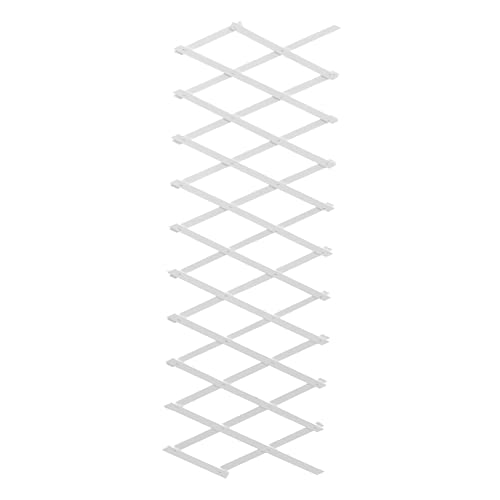 Sosoport Clôture Bois Massif Traité Étanche Et Anti-UV Treillis Extensible pour Plantes Grimpantes Décoration Murale Jardin Légère Et Support Portable pour Paysage Extérieur