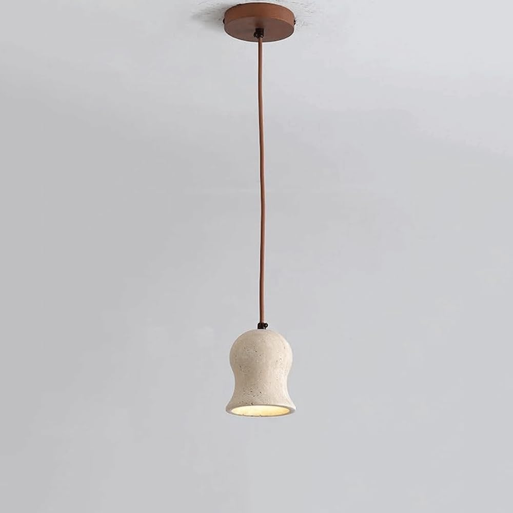 Suspension design jaune en fer forgé luminaire haut de gamme séjour