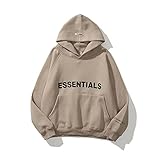 Unisex Vintage Letter Print Hoodie Casaul Loose Fit Kangaroo Pocket Long Sleeve Crewneck Pullover...