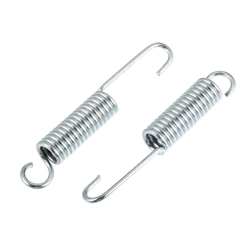 QUARKZMAN 2 Piezas Resorte De Caballete Lateral Universal Para Motocicleta De 100Mm De Longitud De Metal