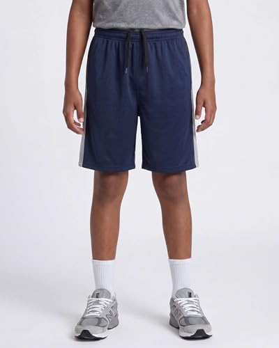 Image of 5 Pack Boys' Mesh Athletic Shorts Basketball Kids Soccer Sports Pockets