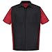 Red Kap girls Ripstop Crew Shirt, Short Sleeve T Shirt, Red, X-Large US