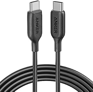 Anker PowerLine III USB C to USB C Charger Cable 100W 6ft 2.0, Type C Charging Cable for MacBook Pro 2020, iPad Pro 2020, iPad Air 4, iPad mini 6, Galaxy S20 Plus S9, Pixel, Switch, LG V20