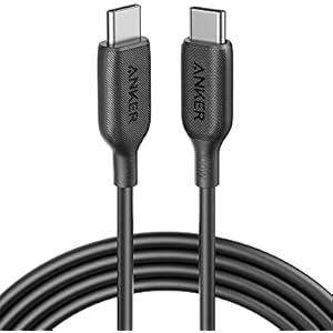 Anker USB C Cable 100W 6ft, Powerline III USB C to USB C Charger Cable 2.0, Type C Charging Cable for MacBook Pro, iPhone 17/16/15, iPad Pro, Samsung Galaxy,and More (Black)
